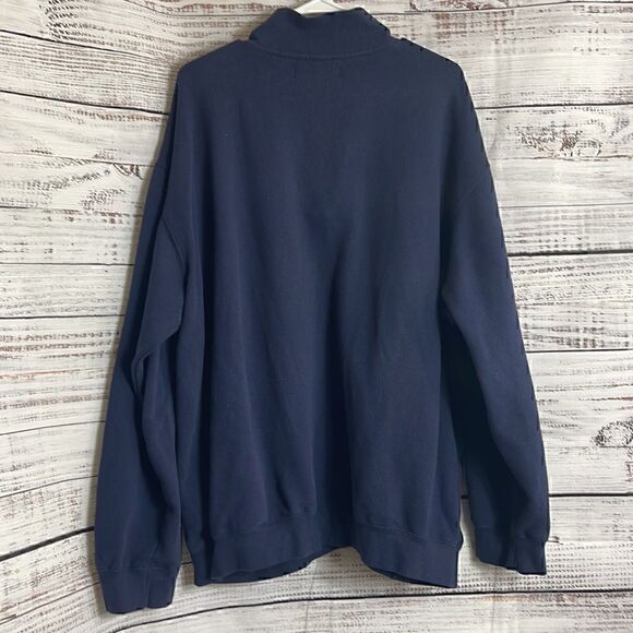U.S polo assn Sweatshirt Mens Size XXL 1/4 zip pullover Logo Long Sleeve - Picture 4 of 10